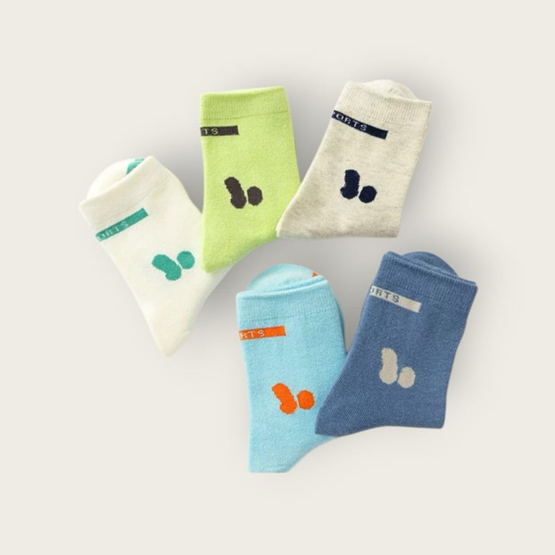 Dudie - Korean Children Fashion - #kidsshorts - K Sports Set (set of 5) - 4