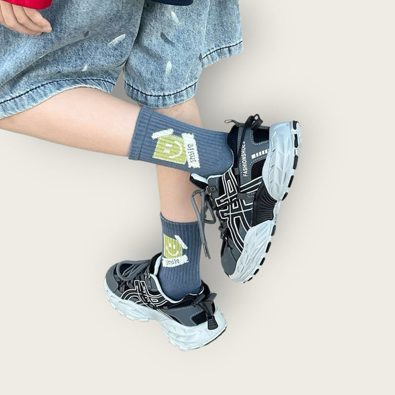 Dudie - Korean Children Fashion - #kidsstore - Hoho Smile Set (set of 5) - 8