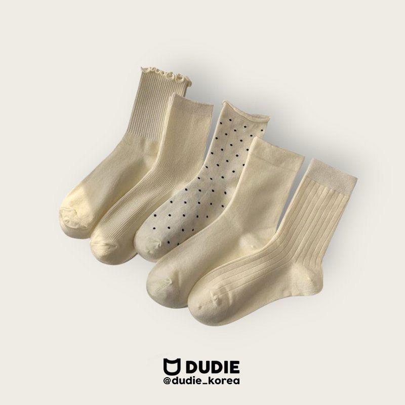 Dudie - Korean Children Fashion - #kidsstore - All Day Set (set of 5)
