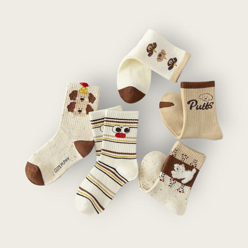Dudie - Korean Children Fashion - #kidsstore - Puppy Set (set of 5) - 3
