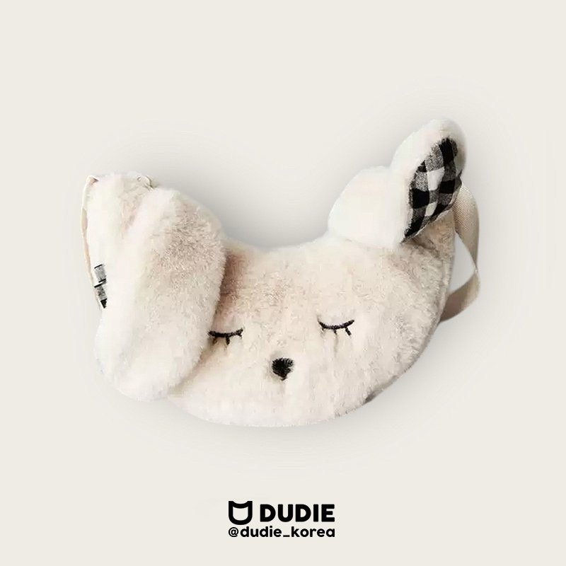 Dudie - Korean Children Fashion - #kidsstore - Cutie Fuzzy Cross Bag