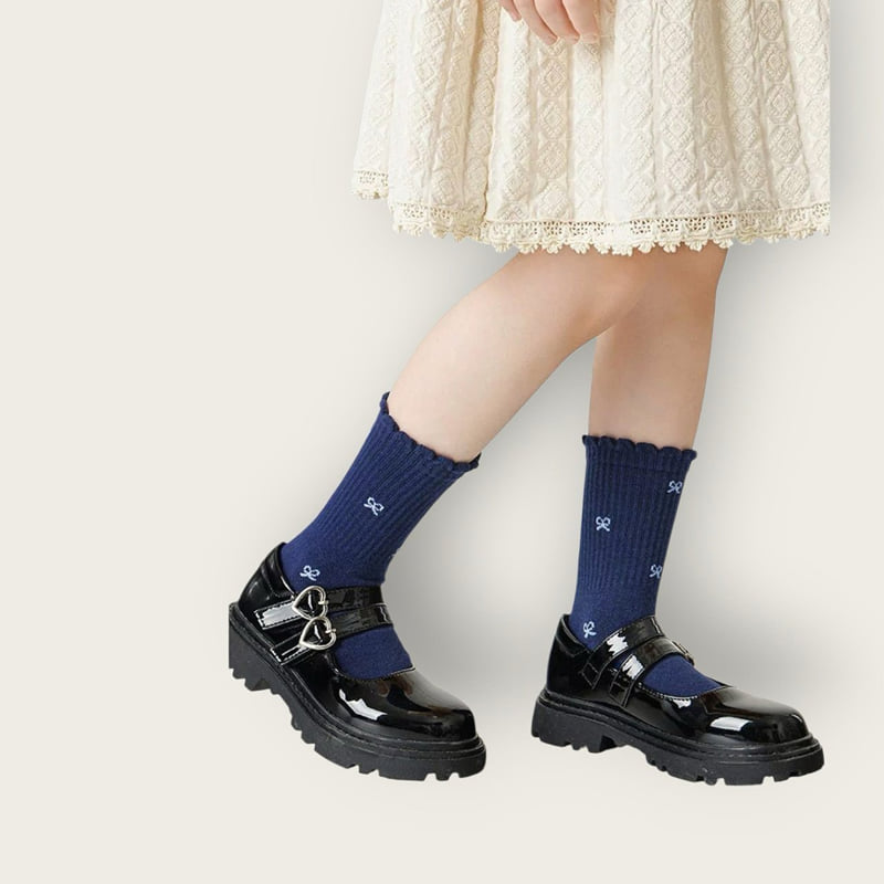 Dudie - Korean Children Fashion - #kidzfashiontrend - Blue Cherry Set (set of 5) - 10