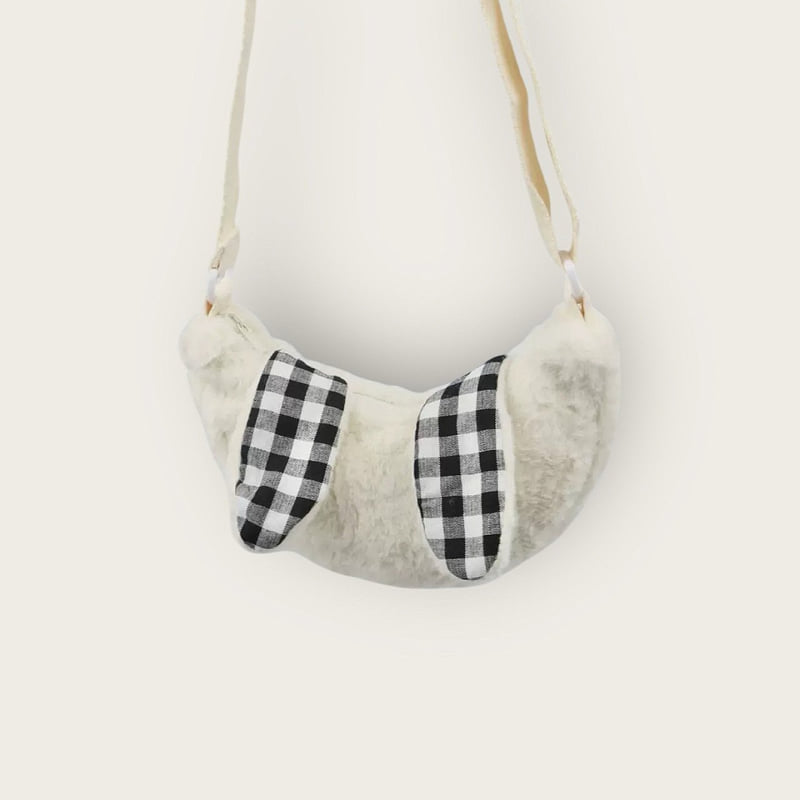 Dudie - Korean Children Fashion - #kidzfashiontrend - Cutie Fuzzy Cross Bag - 2