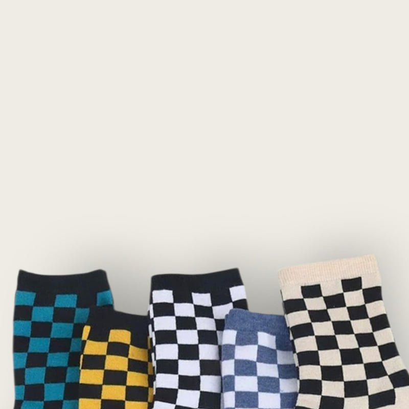 Dudie - Korean Children Fashion - #littlefashionista - Checkers Set (set of 5) - 3