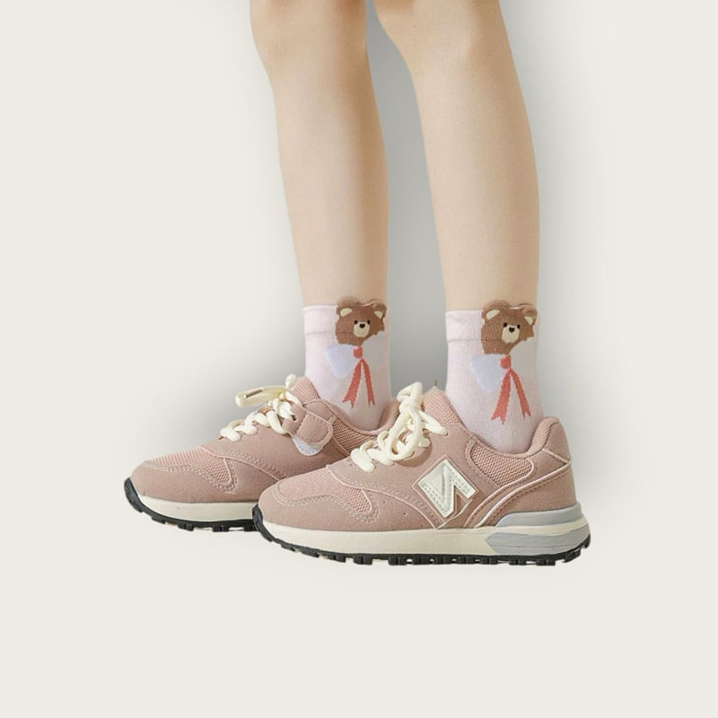 Dudie - Korean Children Fashion - #littlefashionista - Ribbon Bear Set (set of 5) - 5
