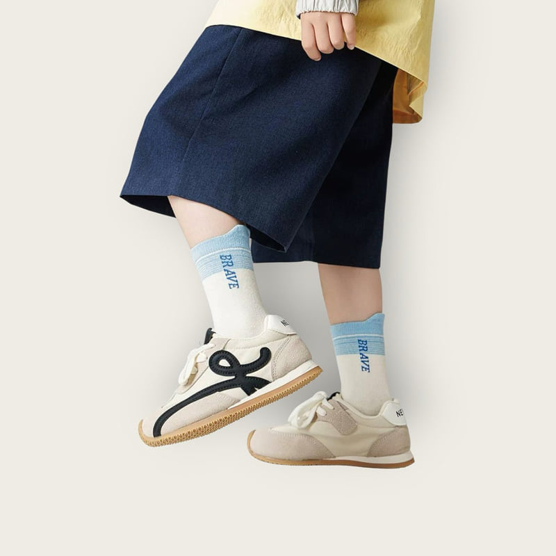 Dudie - Korean Children Fashion - #littlefashionista - Two-Tone Breve Set (set of 5) - 10