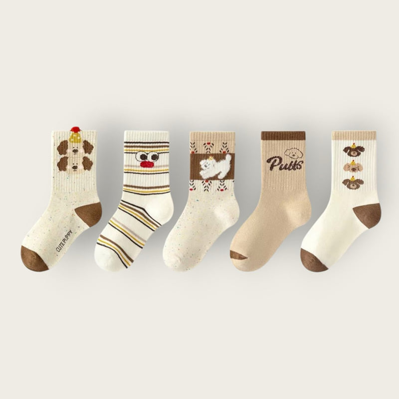 Dudie - Korean Children Fashion - #littlefashionista - Puppy Set (set of 5) - 6