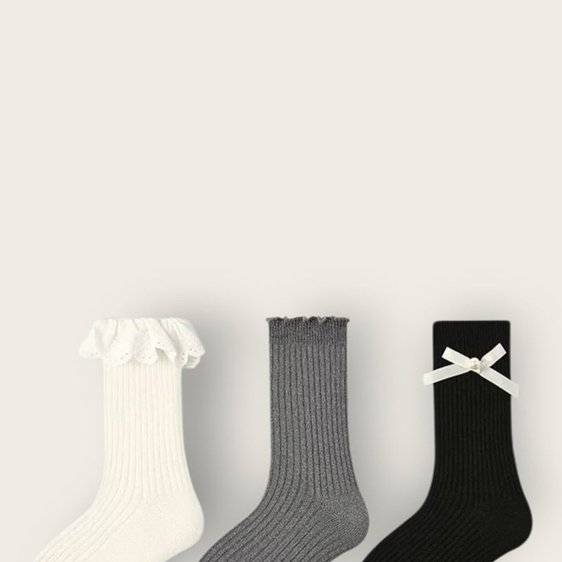 Dudie - Korean Children Fashion - #magicofchildhood - Frill Ribbon Set (set of 3) - 12