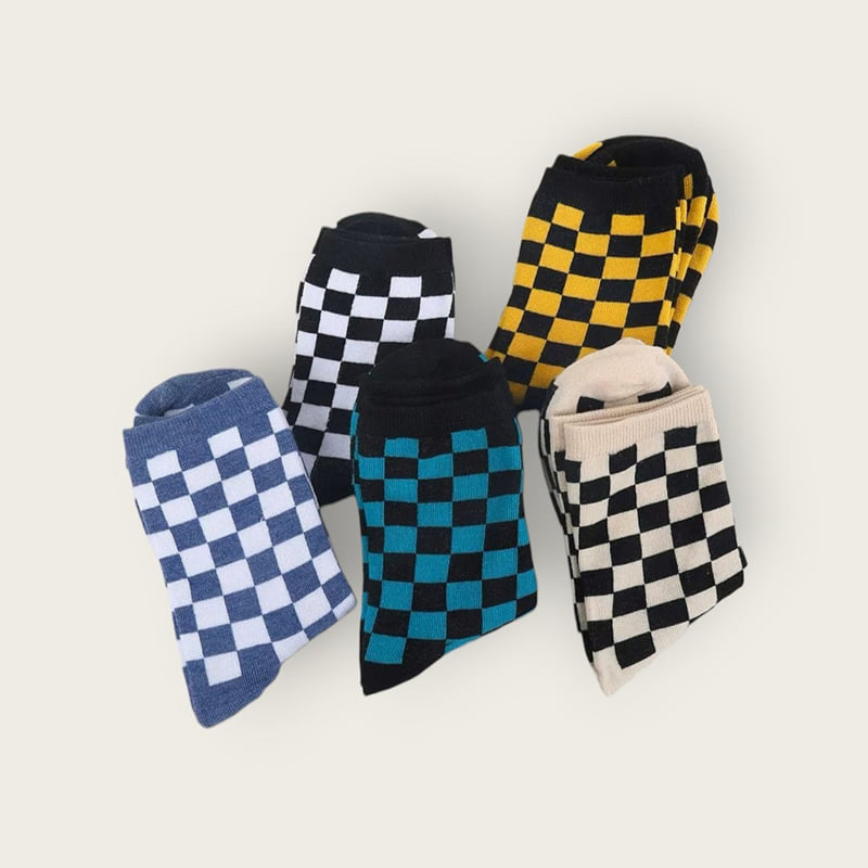 Dudie - Korean Children Fashion - #littlefashionista - Checkers Set (set of 5) - 4