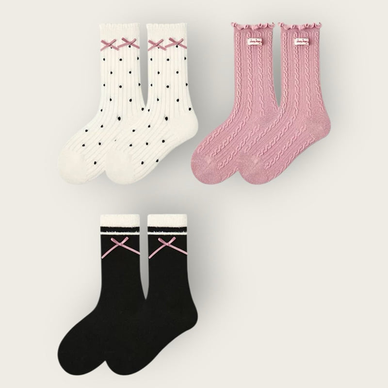 Dudie - Korean Children Fashion - #minifashionista - Three Ping Set (set of 3) - 2