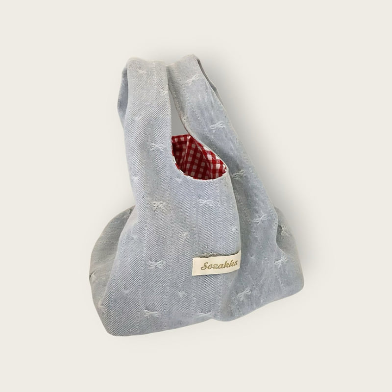 Dudie - Korean Children Fashion - #minifashionista - Jean Tote Bag - 3