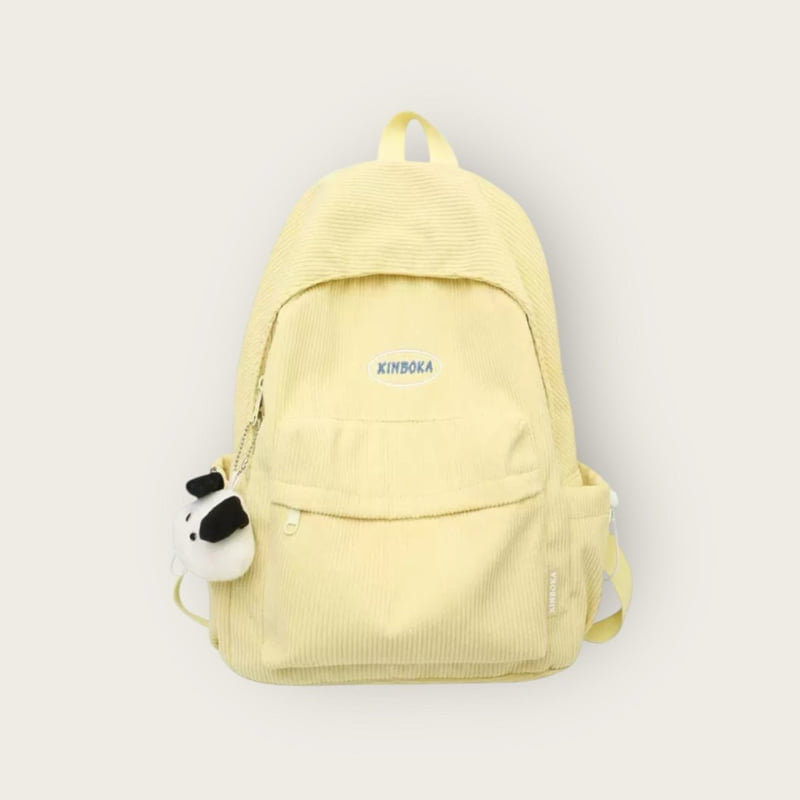 Dudie - Korean Children Fashion - #minifashionista - Corduroy Backpack - 10