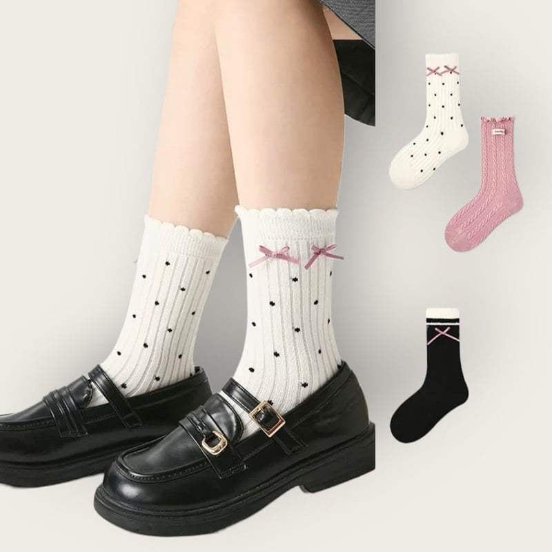Dudie - Korean Children Fashion - #prettylittlegirls - Three Ping Set (set of 3) - 3