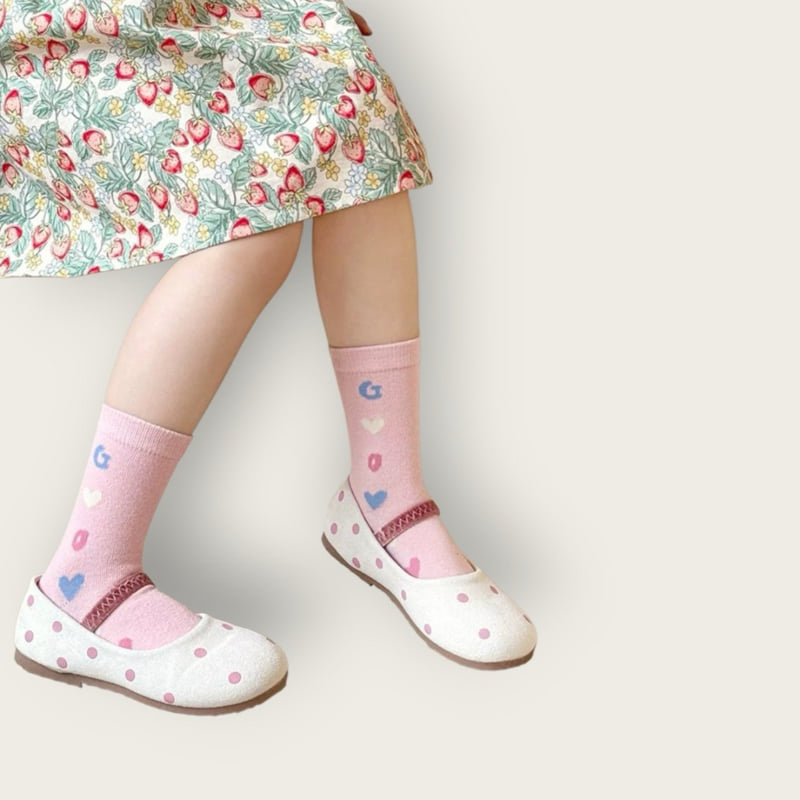 Dudie - Korean Children Fashion - #prettylittlegirls - G Heart Set (set of 5) - 11