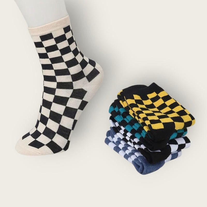 Dudie - Korean Children Fashion - #prettylittlegirls - Checkers Set (set of 5) - 6