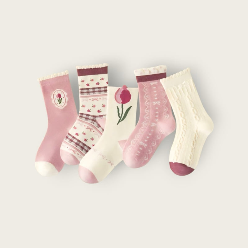 Dudie - Korean Children Fashion - #prettylittlegirls - Uniform Set (set of 5) - 3