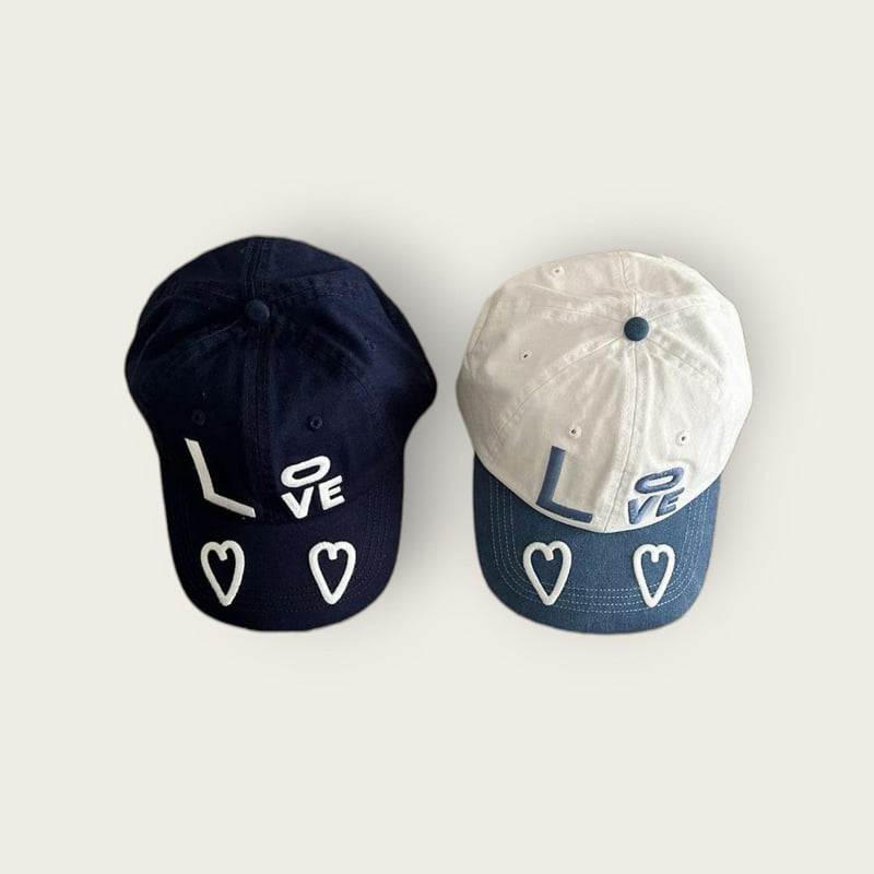 Dudie - Korean Children Fashion - #prettylittlegirls - Love Embroidery Cap - 9