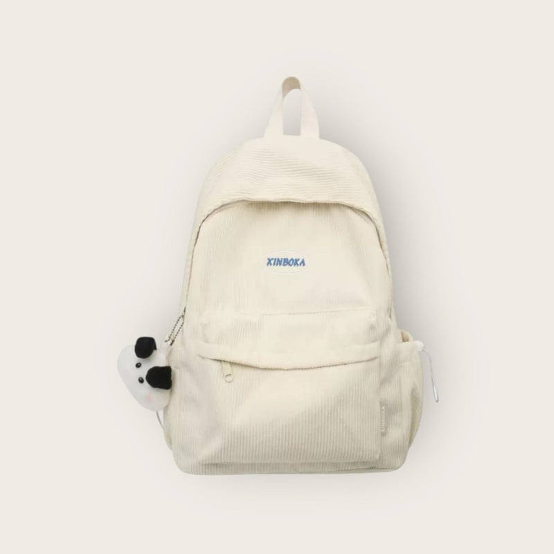 Dudie - Korean Children Fashion - #prettylittlegirls - Corduroy Backpack - 11