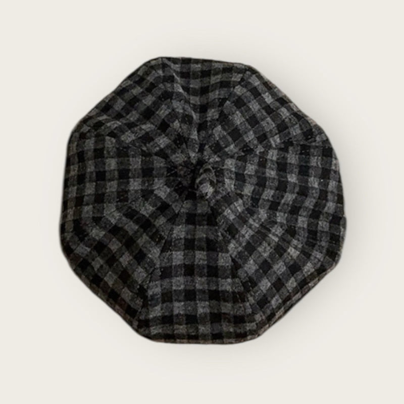 Dudie - Korean Children Fashion - #prettylittlegirls - Check Art Beret - 5
