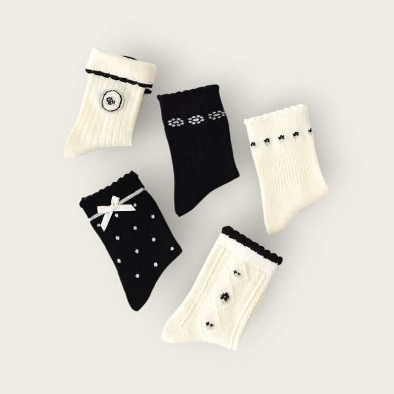 Dudie - Korean Children Fashion - #stylishchildhood - Ojo Set (set of 5) - 3