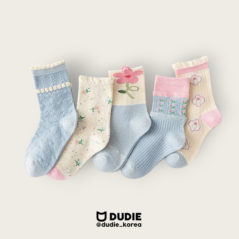 Dudie - Korean Children Fashion - #stylishchildhood - Scuffle Set (set of 5)