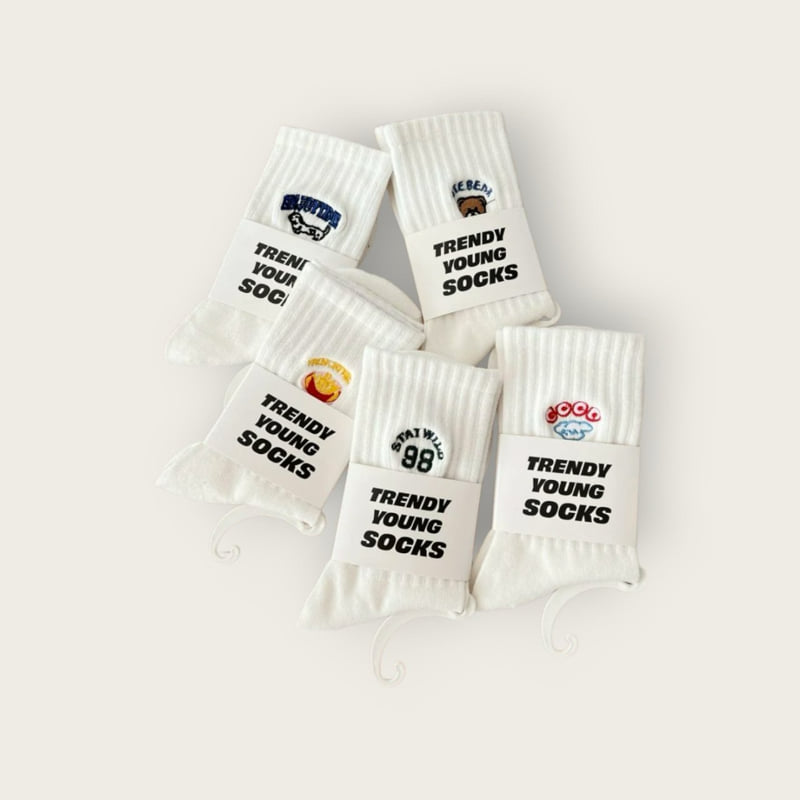 Dudie - Korean Children Fashion - #stylishchildhood - Sporty (set of 5) - 9