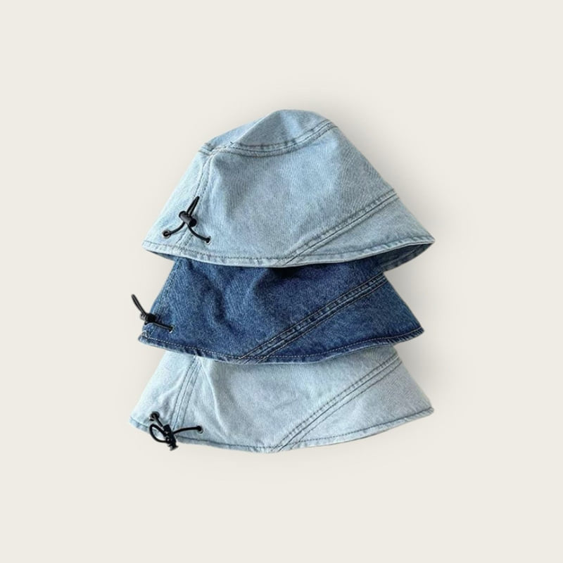 Dudie - Korean Children Fashion - #todddlerfashion - Jean Bucket Hat - 8