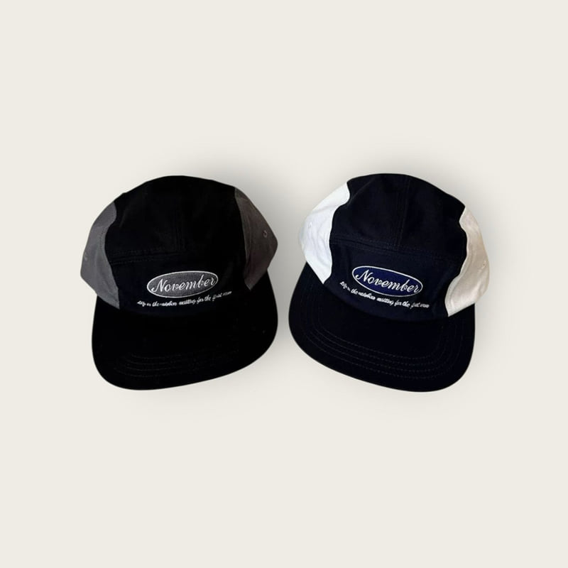 Dudie - Korean Children Fashion - #todddlerfashion - Two-Tone Cap - 7