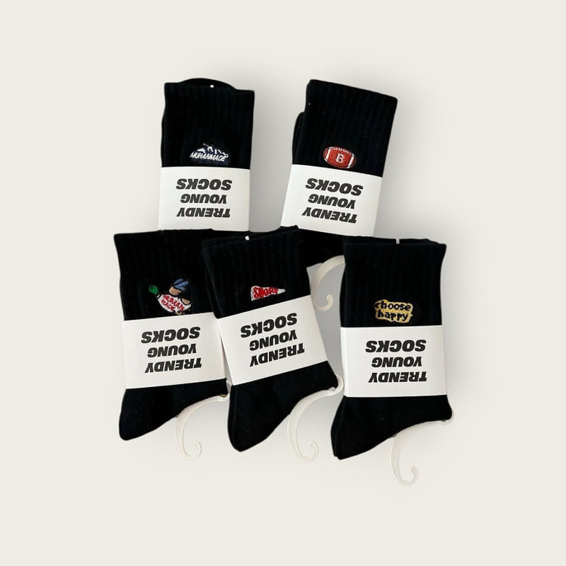 Dudie - Korean Children Fashion - #todddlerfashion - Sporty (set of 5) - 7