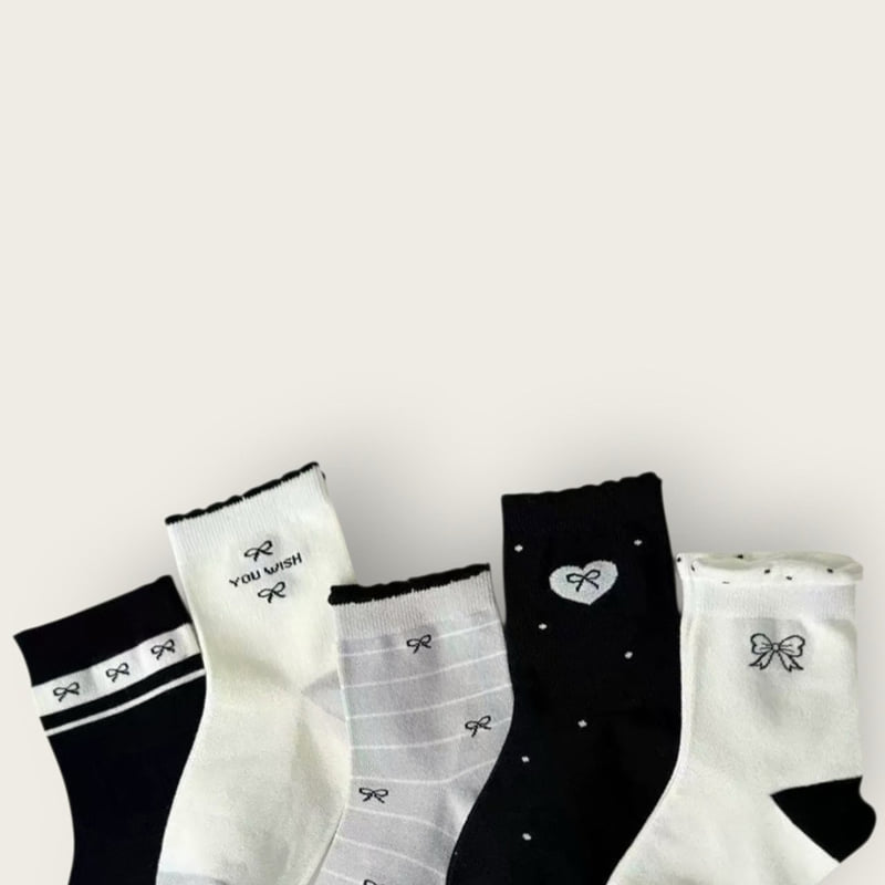 Dudie - Korean Children Fashion - #todddlerfashion - Wish Ribbon Set (set of 5) - 3