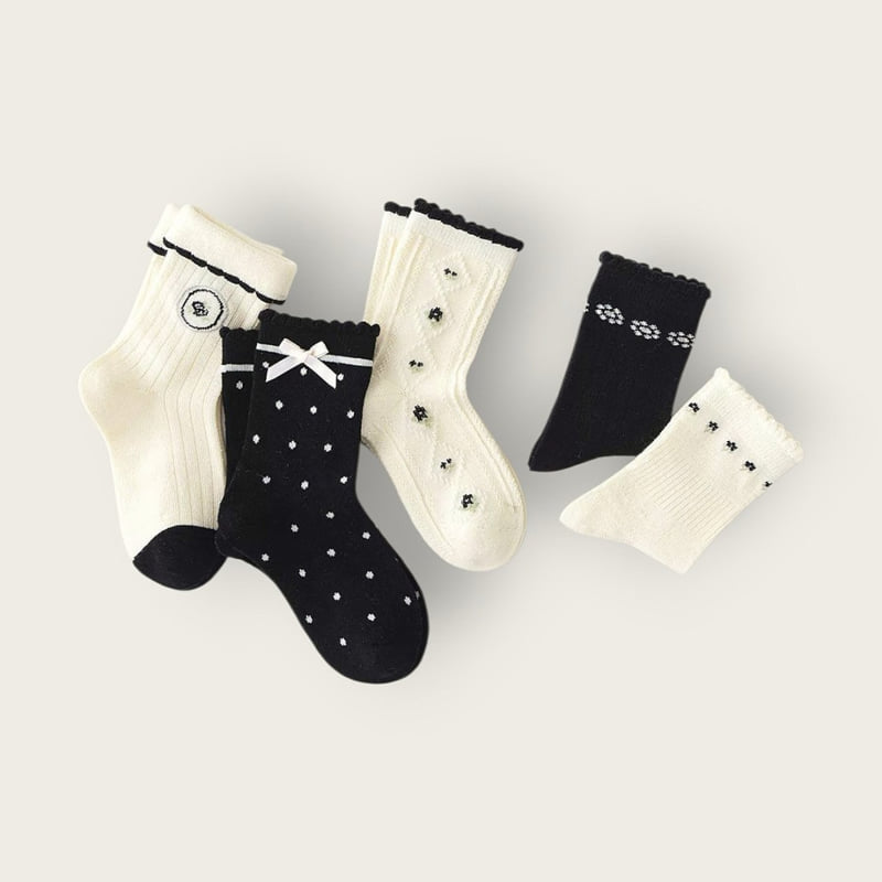 Dudie - Korean Children Fashion - #toddlerclothing - Ojo Set (set of 5) - 2