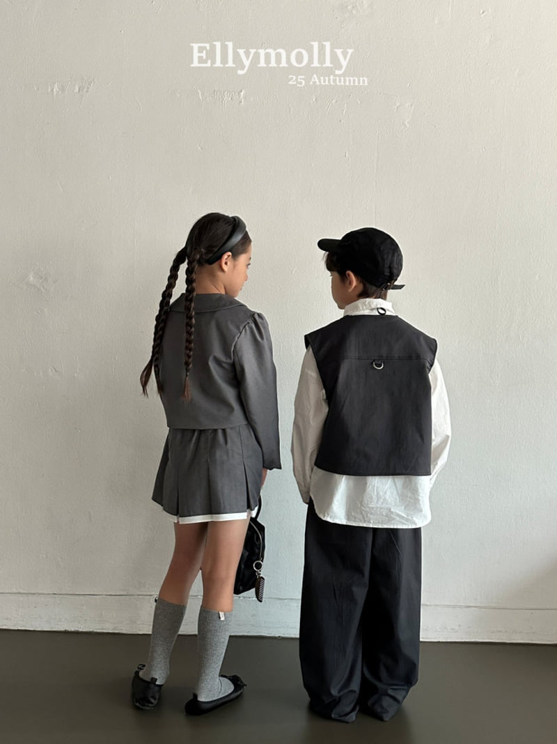 Ellymolly - Korean Children Fashion - #Kfashion4kids - Chouchou Cropped Jacket - 11