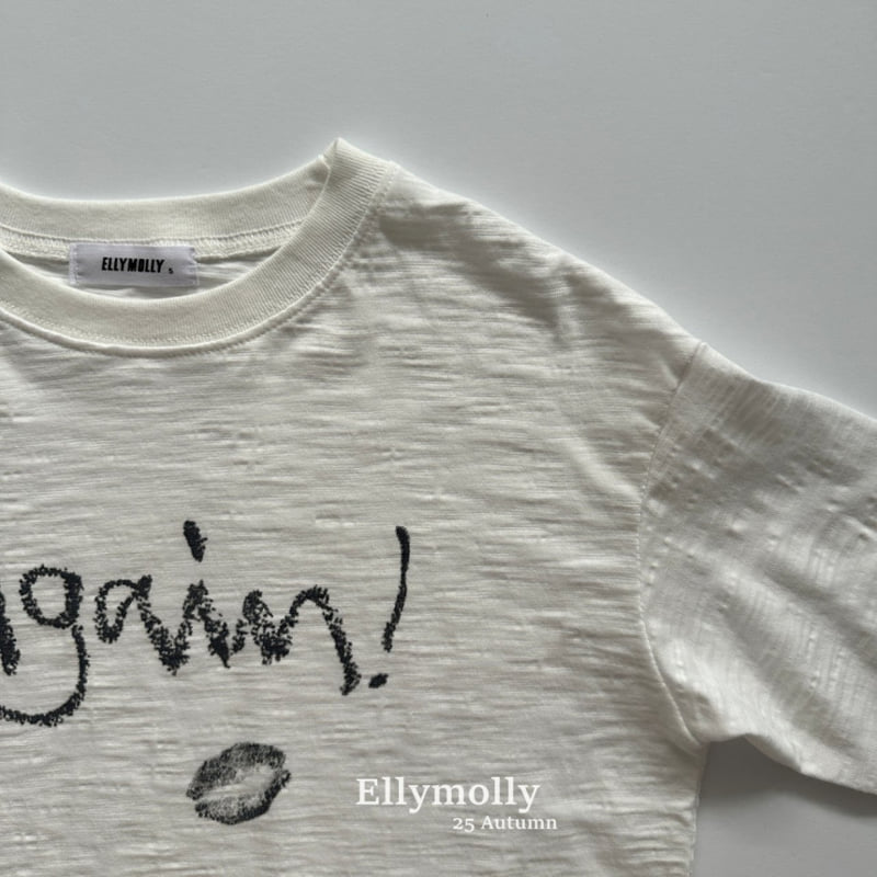 Ellymolly - Korean Children Fashion - #childofig - Again Slub Tee - 3
