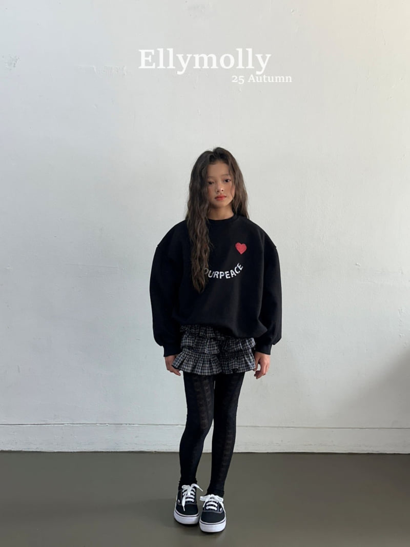 Ellymolly - Korean Children Fashion - #childofig - Peace Heart Sweatshirt - 12