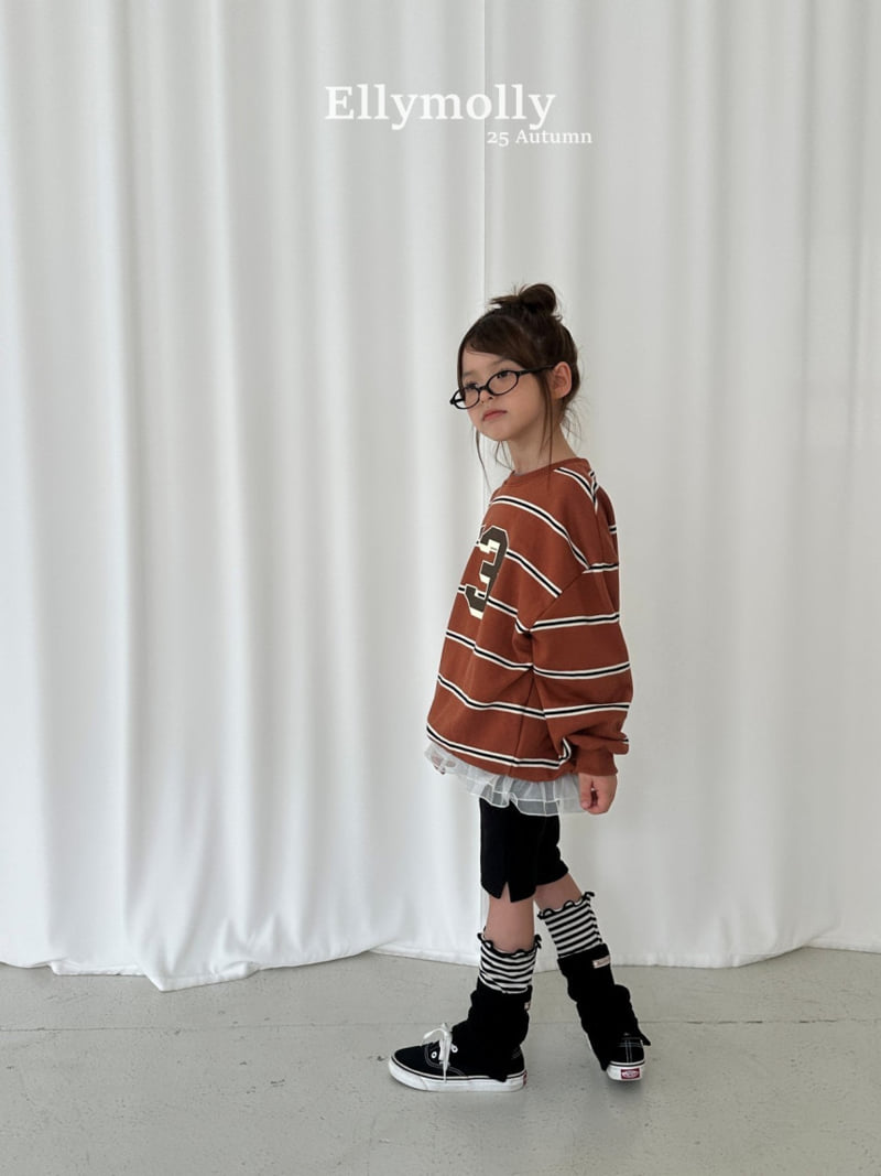 Ellymolly - Korean Children Fashion - #childofig - 73 Stripe Sweatshirt - 9