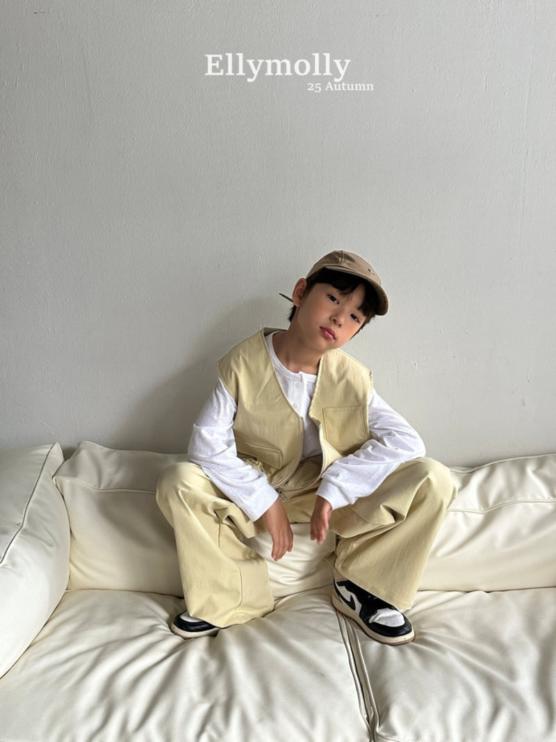 Ellymolly - Korean Children Fashion - #childofig - D-ring Pocket Vest - 6