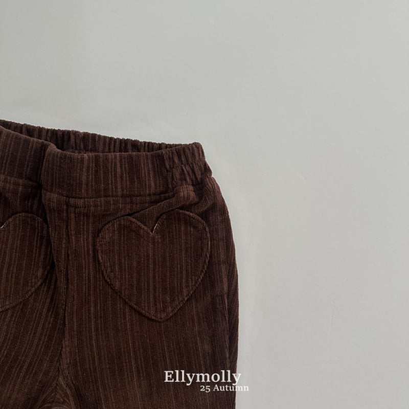 Ellymolly - Korean Children Fashion - #childofig - Heart Pocket Bootcut Pants - 5