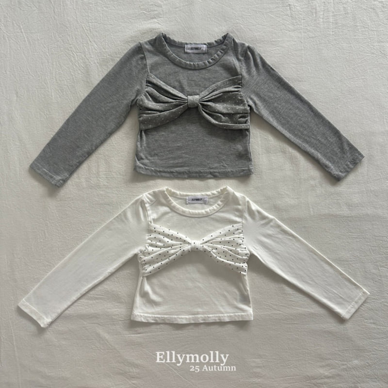 Ellymolly - Korean Children Fashion - #childofig - Joy Ribbon Tee - 2