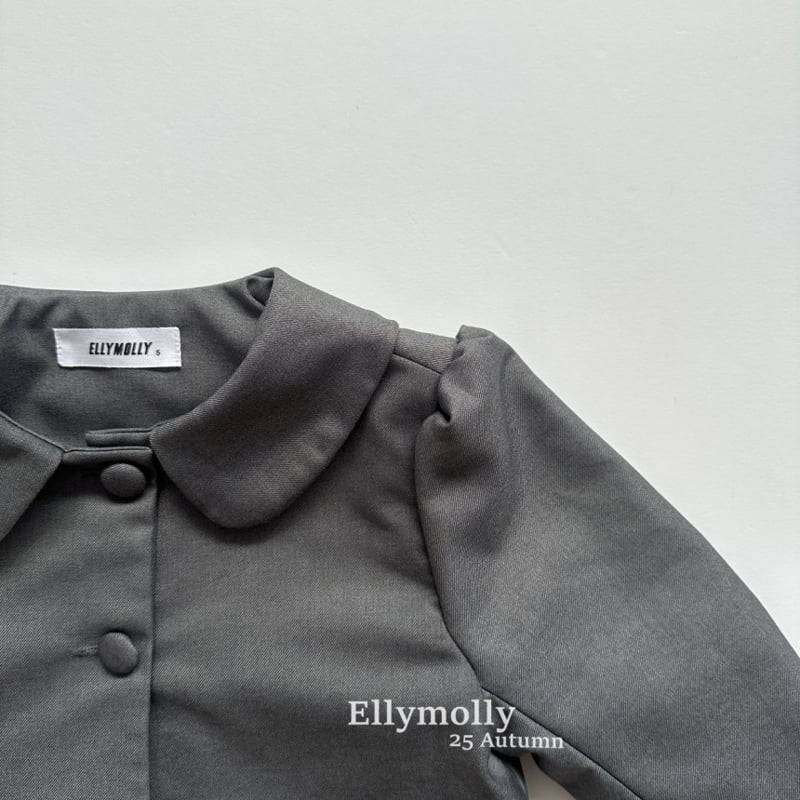 Ellymolly - Korean Children Fashion - #childofig - Chouchou Cropped Jacket - 4