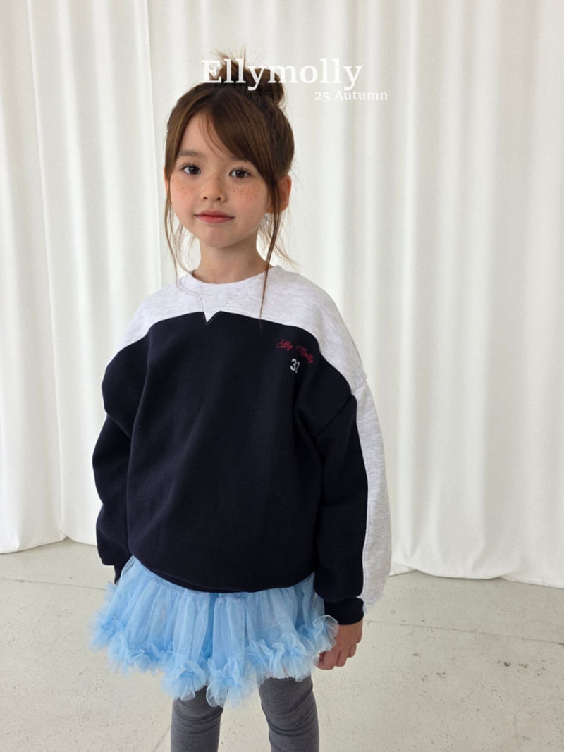 Ellymolly - Korean Children Fashion - #childrensboutique - Low Colorblock Sweatshirt - 11