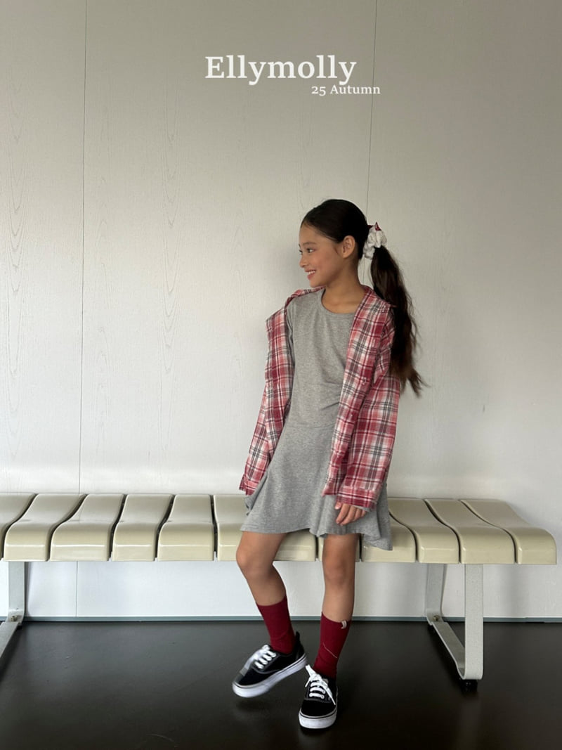 Ellymolly - Korean Children Fashion - #childrensboutique - Choco Check Shirt - 7