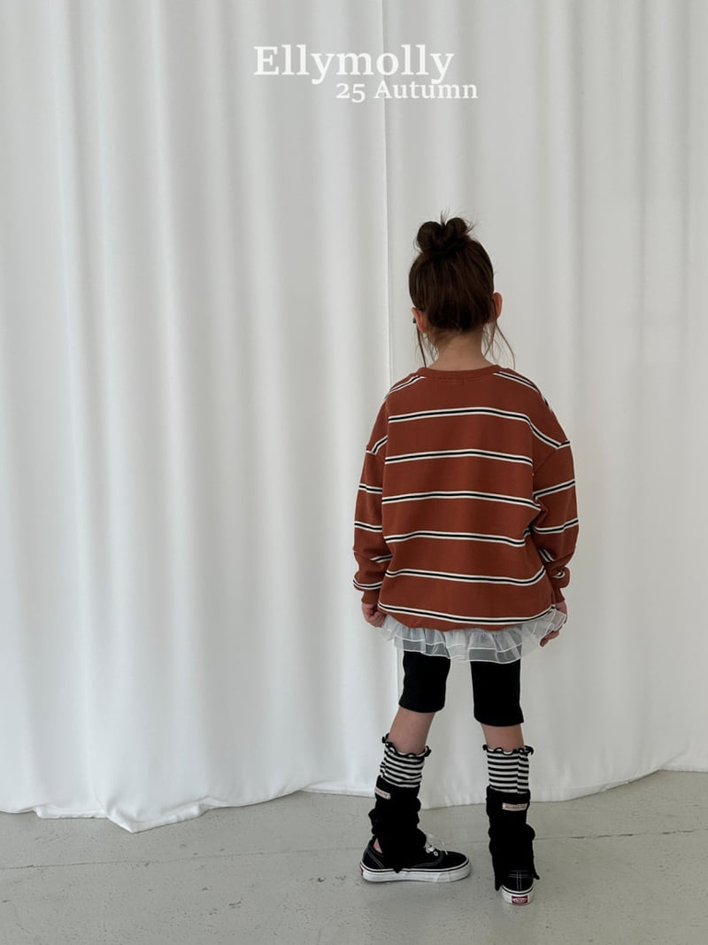 Ellymolly - Korean Children Fashion - #designkidswear - Apple Vintage Frill Tee - 9