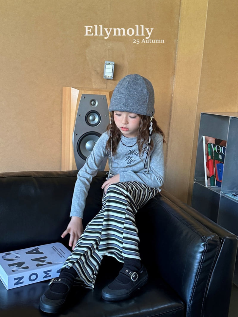 Ellymolly - Korean Children Fashion - #designkidswear - Nine Crop Tee - 7