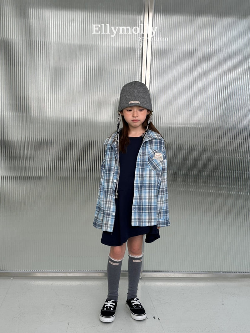 Ellymolly - Korean Children Fashion - #designkidswear - Choco Check Shirt - 8