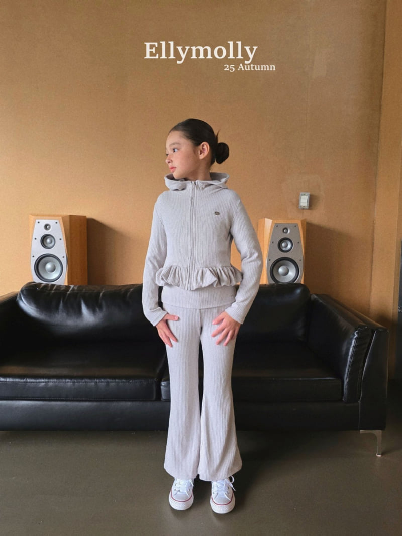 Ellymolly - Korean Children Fashion - #designkidswear - Lulu Stretch Bootcut Pants - 6