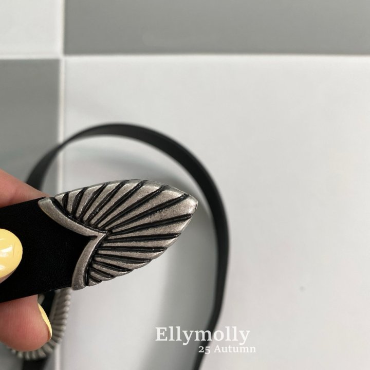 Ellymolly - Korean Children Fashion - #designkidswear - Chrome Belt - 5