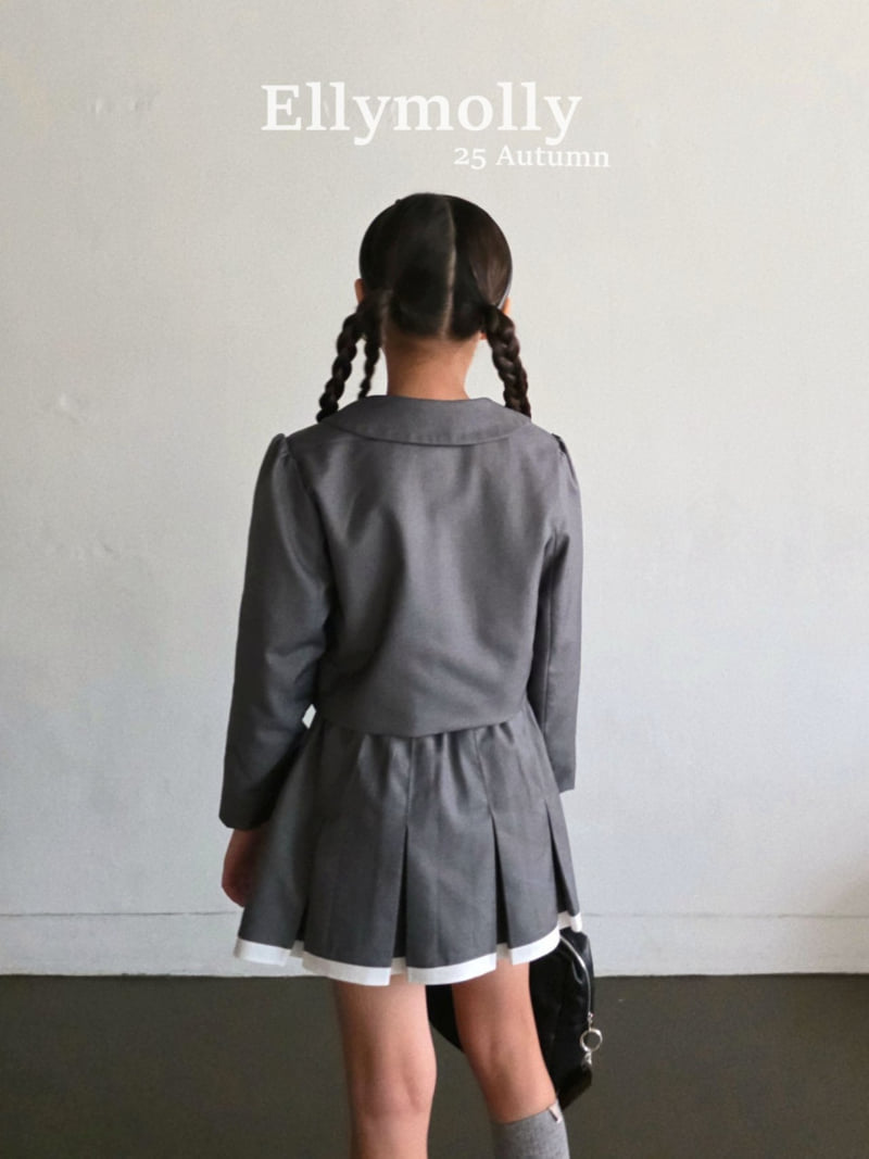 Ellymolly - Korean Children Fashion - #discoveringself - Chouchou Cropped Jacket - 6