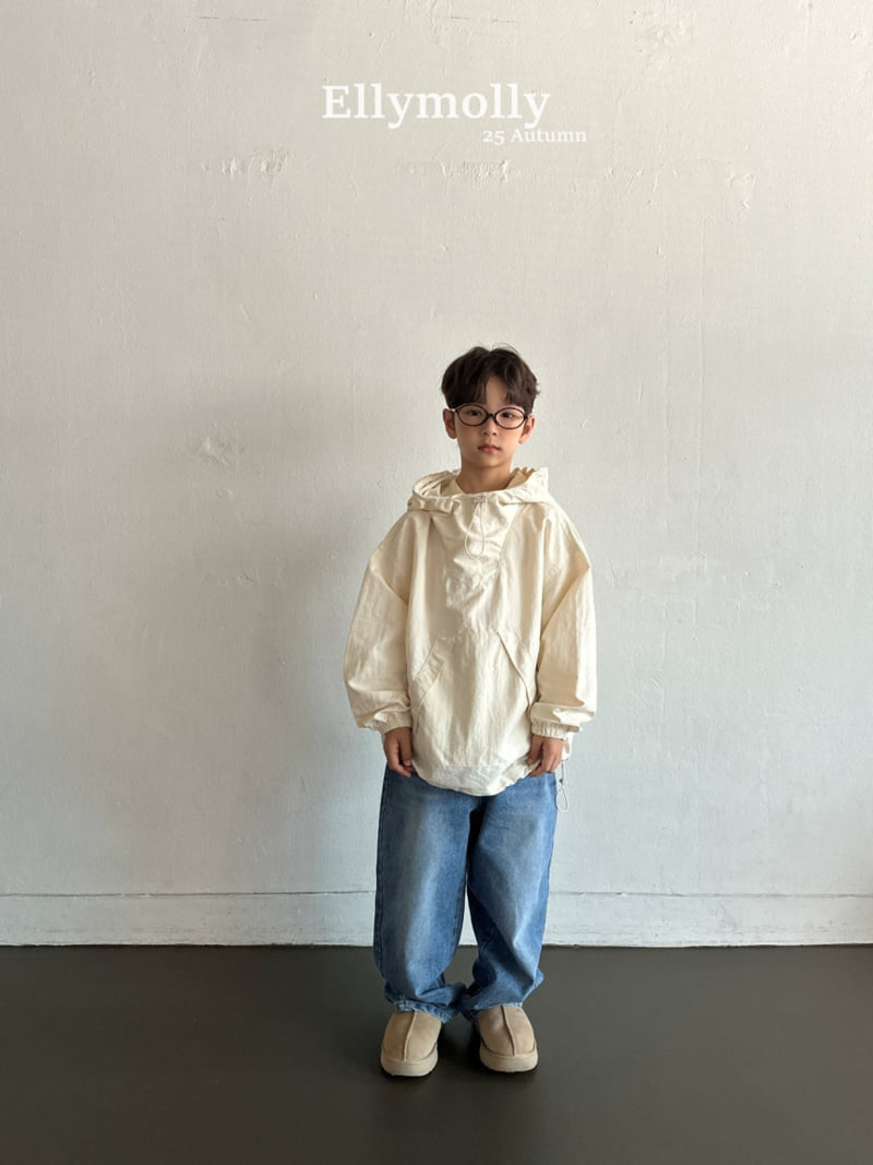 Ellymolly - Korean Children Fashion - #discoveringself - Curve Denim Pants - 11