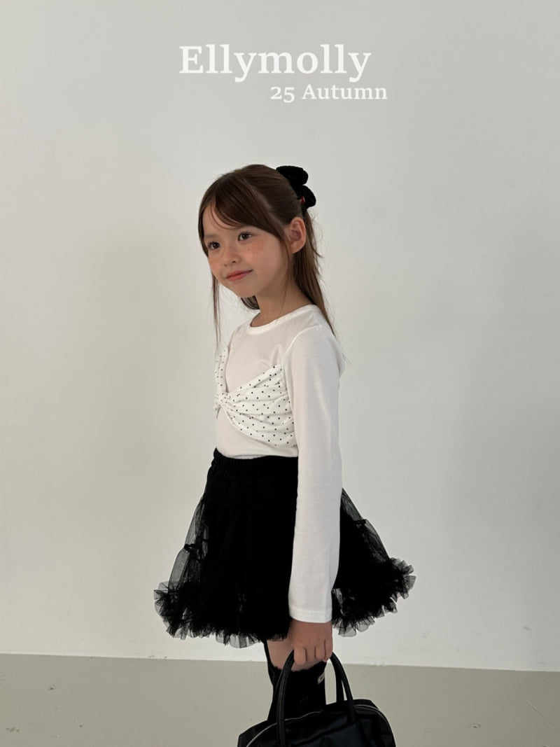 Ellymolly - Korean Children Fashion - #discoveringself - Joy Ribbon Tee - 5