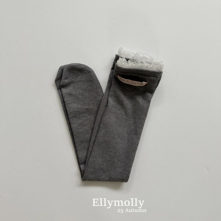 Ellymolly - Korean Children Fashion - #designkidswear - Frilly Knee-high Socks - 4